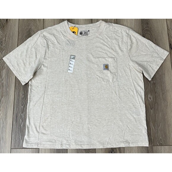 Carhartt Loose Fit TENCEL Fiber Series Short Sleeve Pocket Tee Women’s Sz M NEW - Picture 2 of 9